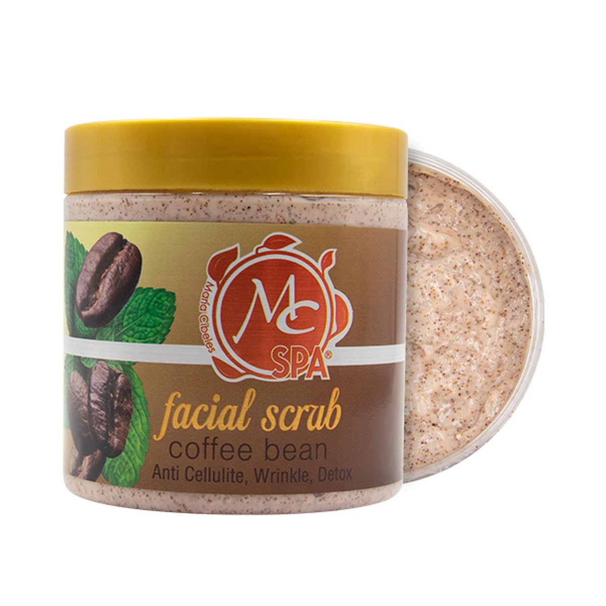 Exfoliante Facial y Corporal de CAFÉ (coffe bean) 500ml MC Nails