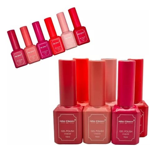 Gama 6 Geles Miss Cherry 16 Ml - Elige La Gama - GAMA L