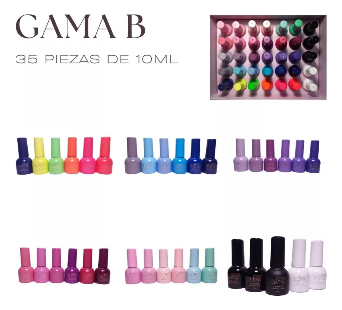 Gama Gel Semipermanente Jr 35 Pz Kingdom 10 Ml Gelish - GAMA B