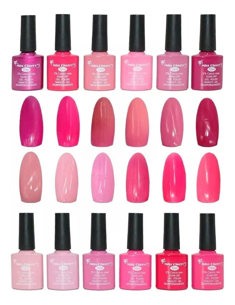 Gama 12 Gel Miss Cherry 10 Ml Semipermanente - Elige La Gama - GAMA B