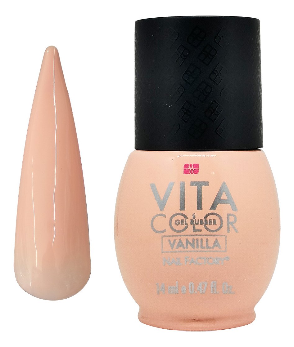 Vita Color Rubber Gel One Shot RUBBER - ESCOGE COLOR - Vainilla