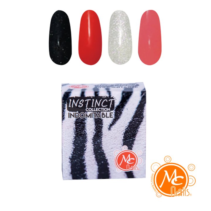 Caja de Polvo acrílico Indomitable 4 pz MC