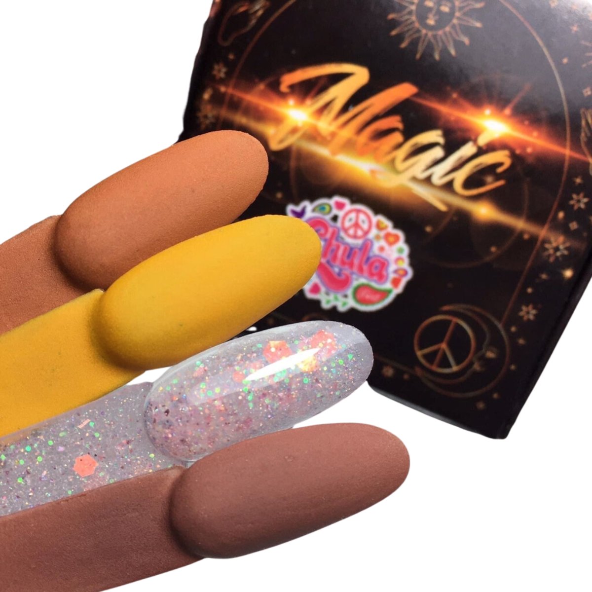 COLECCION DE ACRILICOS MAGIC 4 PZAS. Chula Nails