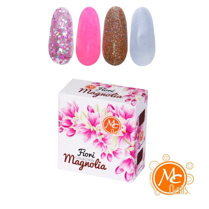 Caja de Polvo acrílico Fiori Magnolia 4 pz MC