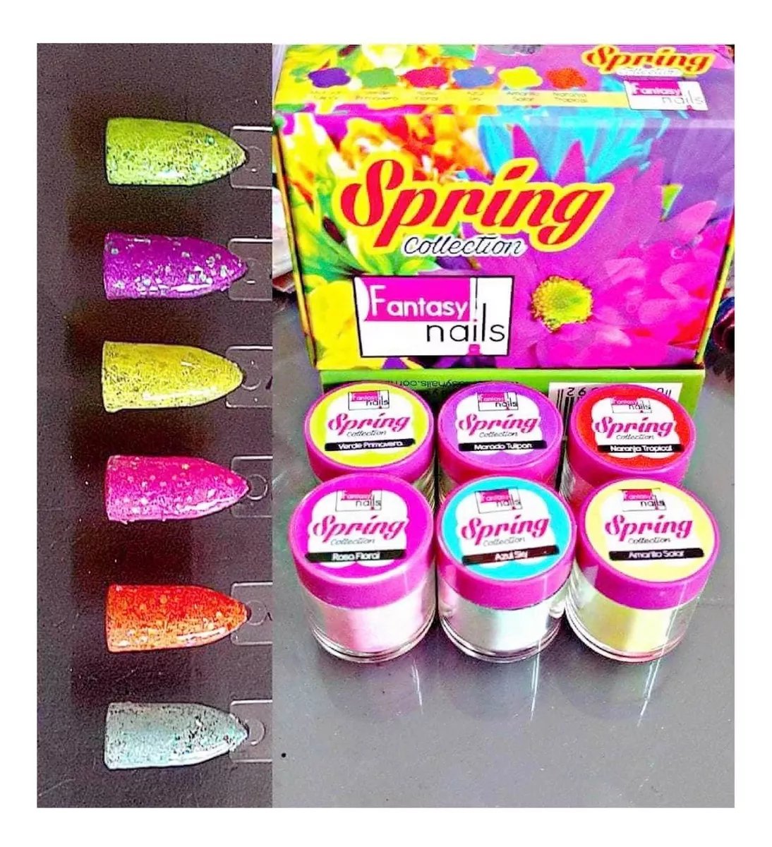 Collection Spring Fantasy Nails (8 Acrílicos)