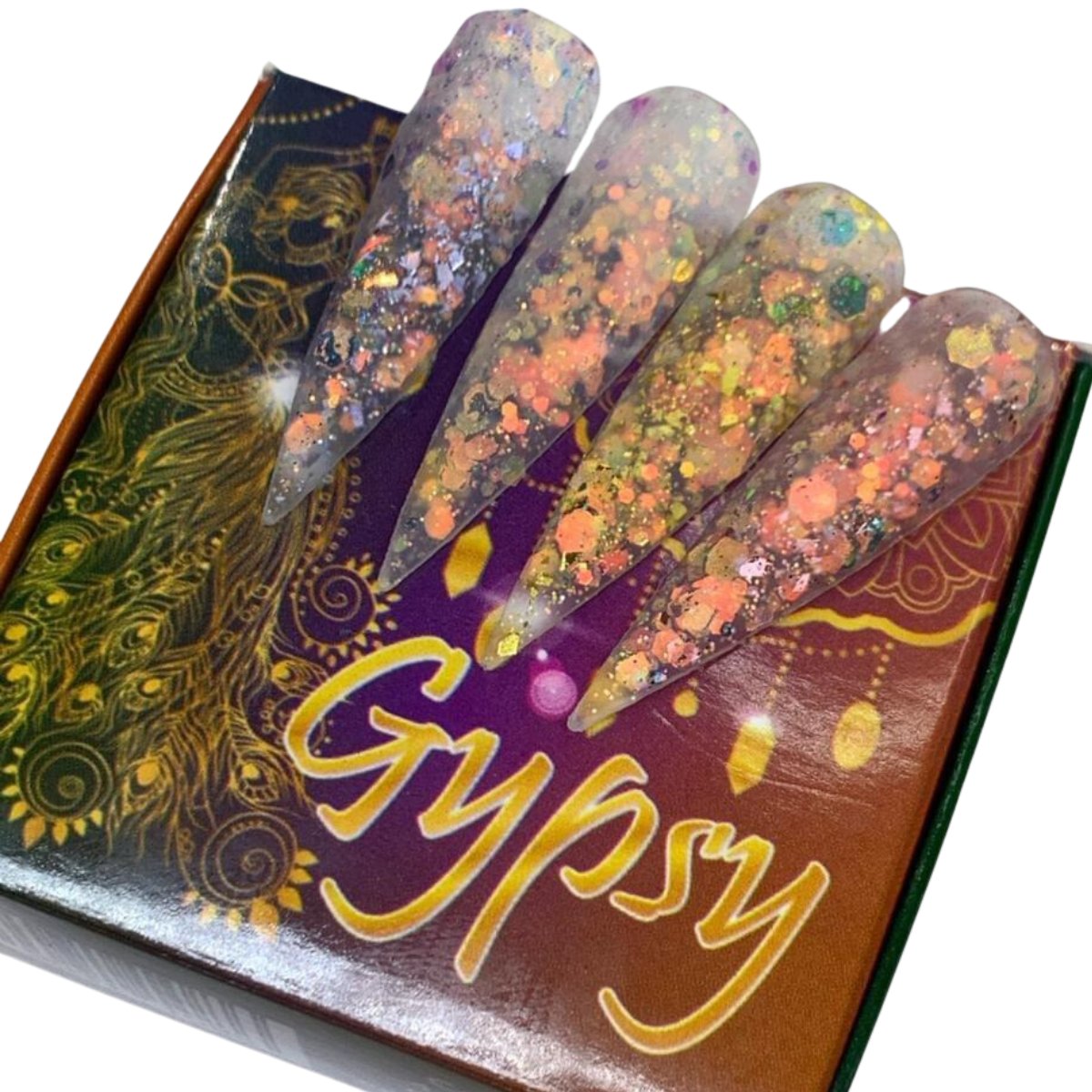 COLECCION DE ACRILICOS GYPSY 4 PZAS. Chula Nails